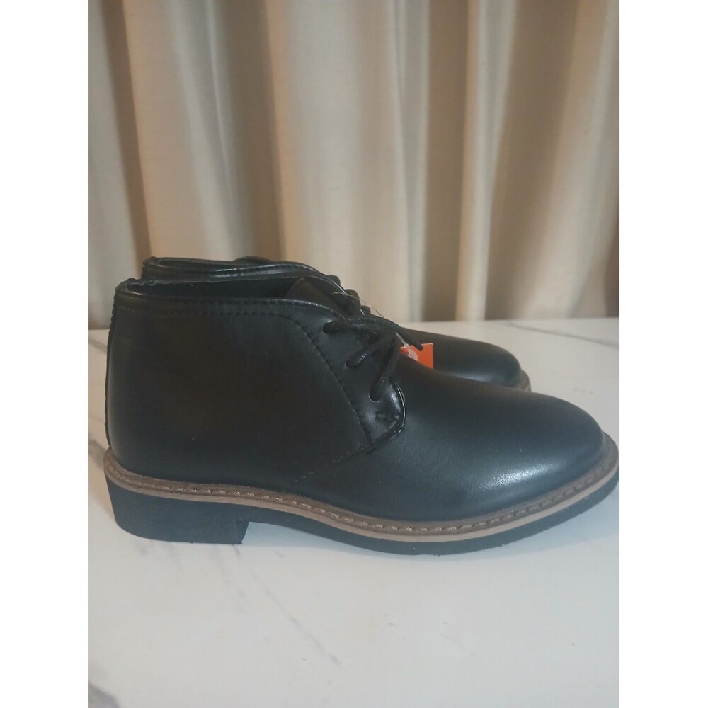 Deer Stags Ballard Chukka Formal Boots- Boys 12M  Black - Picture 3 of 7